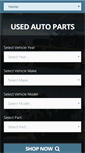 Mobile Screenshot of justusedautoparts.com